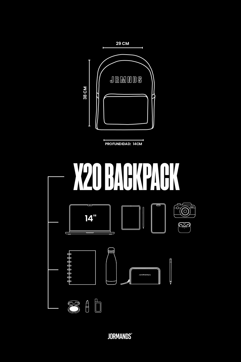 Black X20 Backpack