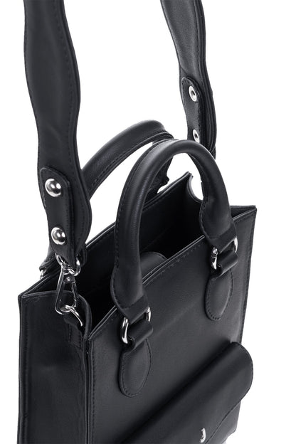 Black Mini Tote Bag