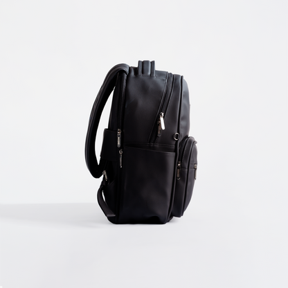 Black Stamp Backpack