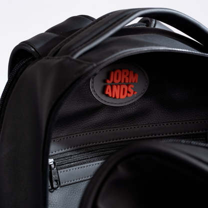 Black Stamp Backpack