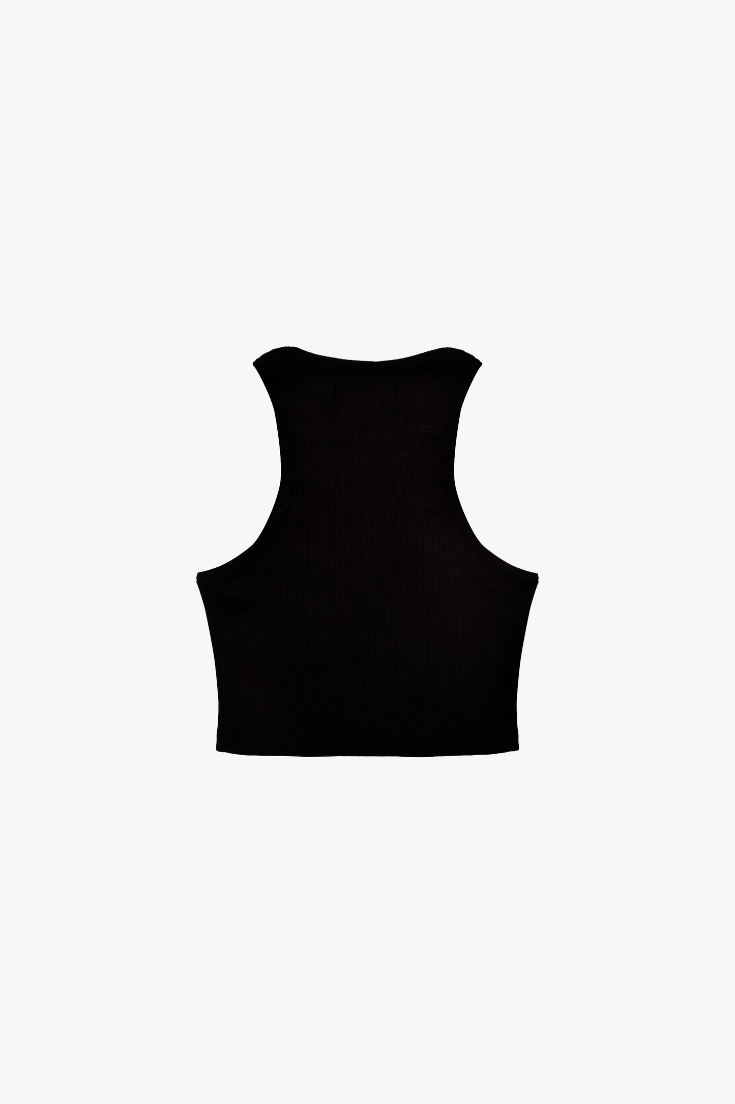 Black Basic Crop Top