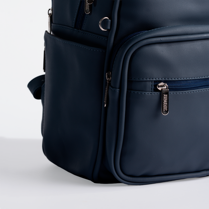 Dark Blue Stamp Backpack