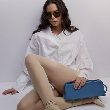 Sky blue long bag