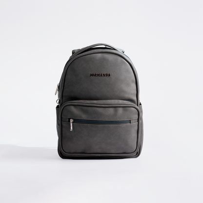Gray Stamp Backpack