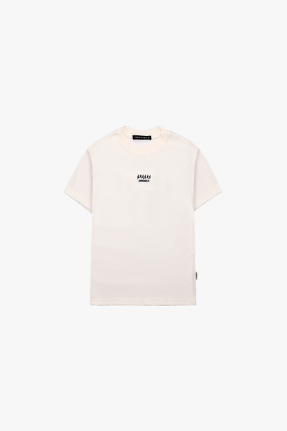 Slim Fit Race T-Shirt Ivory