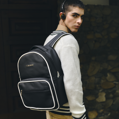 Black & White Stamp Backpack