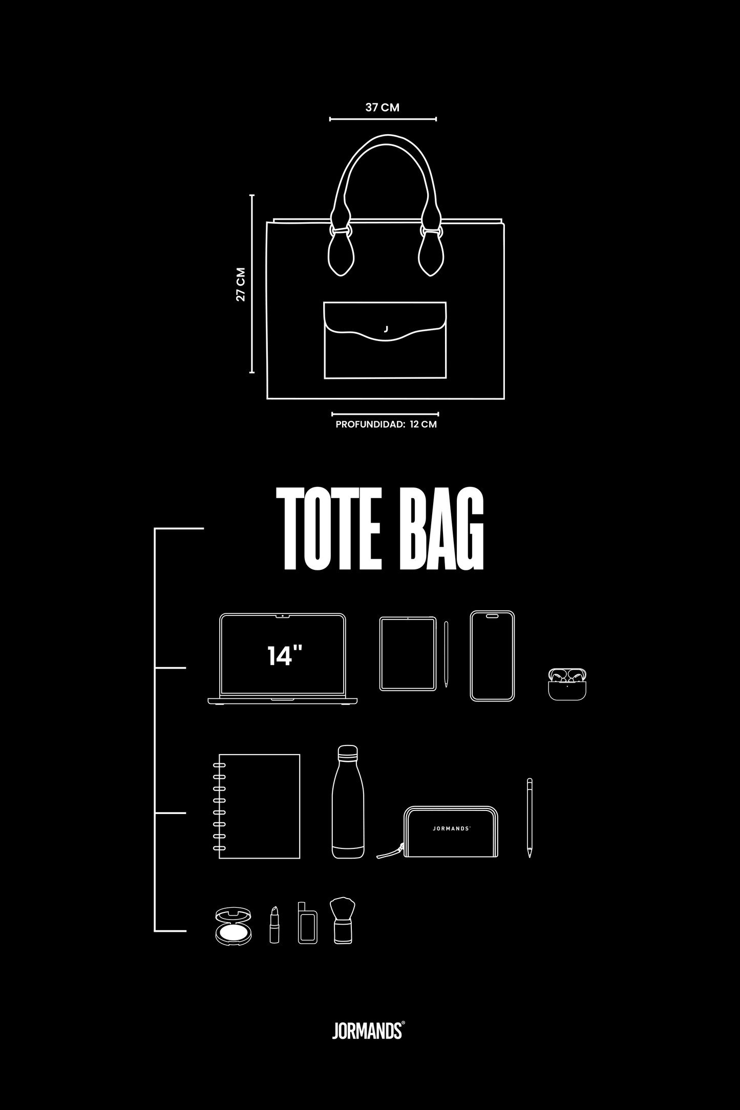 Black Tote Bag