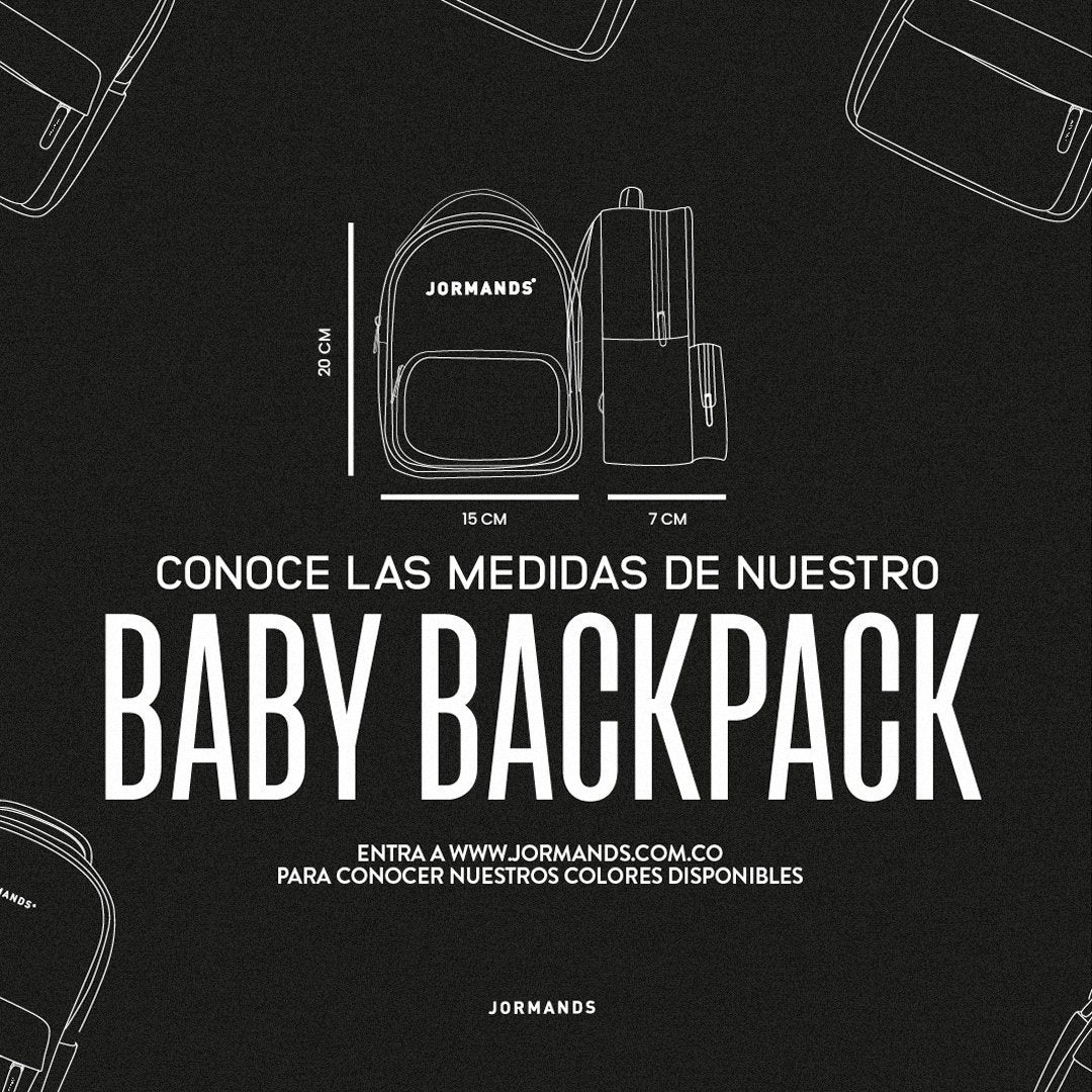 Black baby backpack